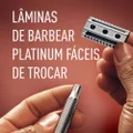CARGA PARA APARELHO DE BARBEAR LÂMINA PLATINUM KING C GILLETTE 10 UNIDADES