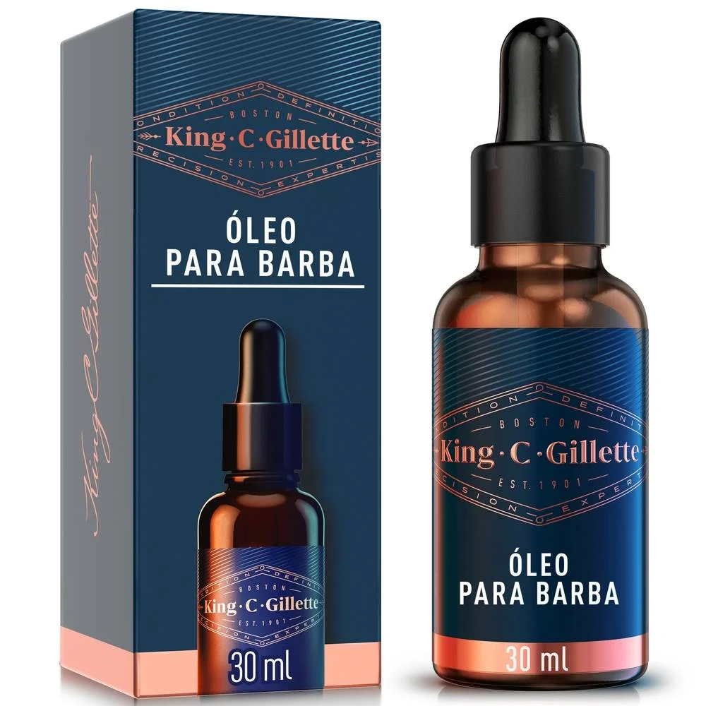 Óleo Para Barba King C Gillette 30ml