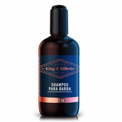 SHAMPOO PARA BARBA KING C GILLETTE 241ML