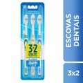 KIT ESCOVA DENTAL ORAL-B 123 CLASSIC - 3 UNIDADES