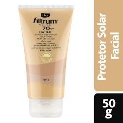 Protetor Solar Facial Libbs Filtrum Fps 70 Color Cor 3.0 50g