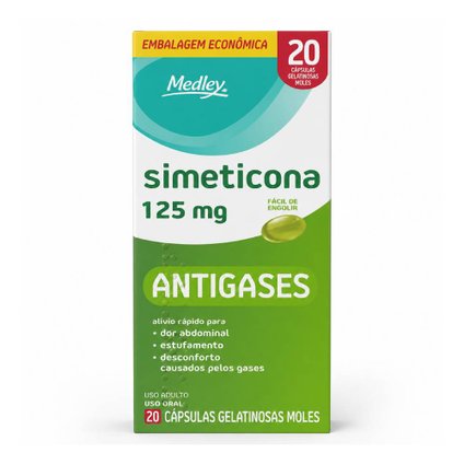 Simeticona 125Mg 20 Cápsulas Gelatinosas Medley Genérico