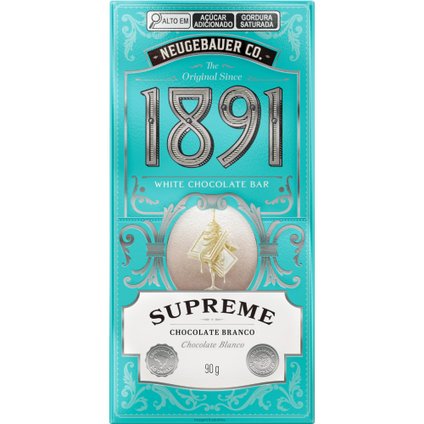 CHOCOLATE BARRA NEUGEBAUER 1891 SUPREME BRANCO 90G