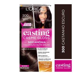 Tinta De Cabelo Casting Creme Gloss De L'oréal Paris 300 Castanho Escuro 246g