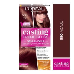 Tintura Sem Amônia Casting Creme Gloss De L'oréal Paris 550 Acaju