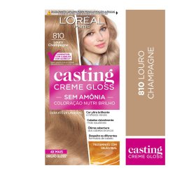 Tinta De Cabelo Casting Creme Gloss De L'oréal Paris 810 Louro Champagn 246g