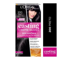 Tinta De Cabelo Casting Creme Gloss De L'oréal Paris 200 Preto 246g