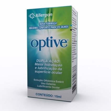 OPTIVE COLÍRIO ALLERGAN NOVA FÓRMULA 15ML