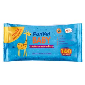 LENÇOS UMEDECIDOS PANVEL BABY 140 UNIDADES
