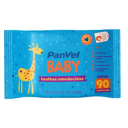 LENÇOS UMEDECIDOS PANVEL BABY 90 UNIDADES