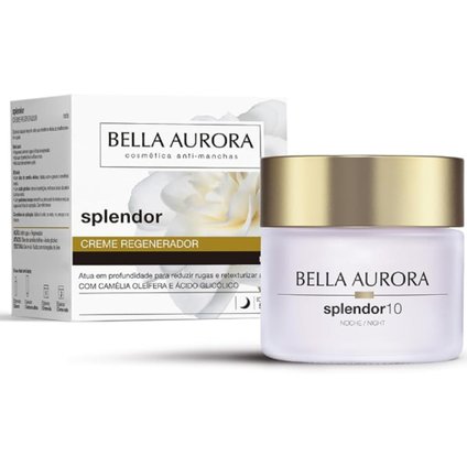 CREME BELLA AURORA SPLENDOR 10 REGENERAÇÃO TOTAL NOTURNO 50ML