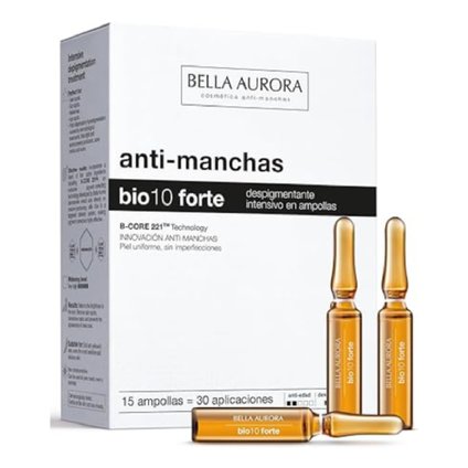 AMPOLAS BELLA AURORA BIO 10 FORTE BLANC PERFECT DESPIGMENTAÇÃO INTENSIVA 15 UN DE 2 ML