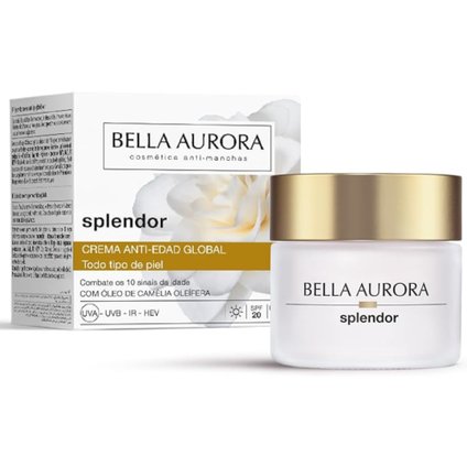 CREME FACIAL BELLA AURORA SPLENDOR 10 TRATAMENTO ANTI IDADE DIURNO 50ML