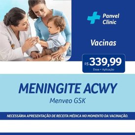 VACINA MENINGITE ACWY MENVEO GSK 1 FRASCO + DILUENTE 0,5ML GELADEIRA