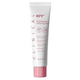 HIDRATANTE INTRAVAGINAL K-Y CLINICAL 30G COM 10 APLICADORES