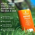 PROTETOR SOLAR EPISOL INTENSE STICK FPS 50 17G