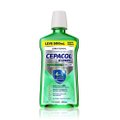 ENXAGUANTE BUCAL CEPACOL EXPERT MENTA PROTECT COM FLÚOR SEM ÁLCOOL PAGUE 350ML LEVE 500ML