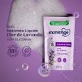 SABONETE LÍQUIDO MONANGE FLOR DE LAVANDA REFIL 200ML