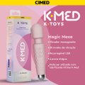 MASSAGEADOR DE SILICONE K-MED K-TOYS MAGIC MEXE