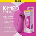 ESTIMULADOR DE CLITÓRIS SEX TOY K-MED K-TOYS SUGA BABY