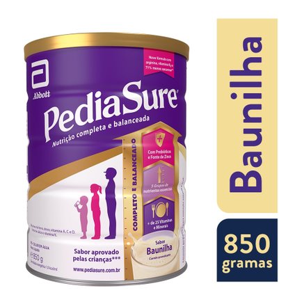 PEDIASURE BAUNILHA 850G