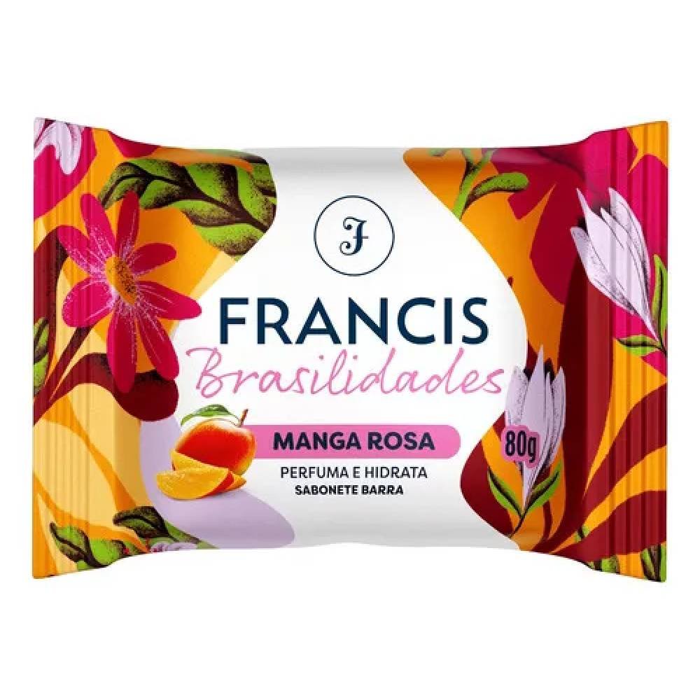 Sabonete Barra Francis Brasilidades Manga Rosa 80g - PanVel Farmácias