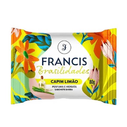 SABONETE BARRA FRANCIS BRASILIDADES CAPIM LIMÃO 80G
