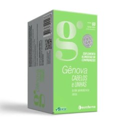 Suplemento Multivitaminico Genova Cabelos E Unhas 60 Comprimidos