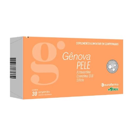 SUPLEMENTO MULTIVITAMÍNICO GENOVA PELE 30 COMPRIMIDOS