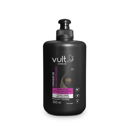 CREME VULT HAIR POWER CREME CHOQUE DE RECONSTRUÇÃO 300ML