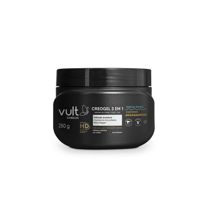 CREOGEL VULTHAIR 3 EM 1 ONDULADOS E CACHOS 250G
