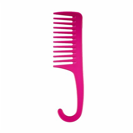 PENTE ROSA COM CABO PARA BANHO PANVEL ACESSÓRIOS COLEÇÃO NEON TROPICAL