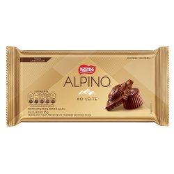 Chocolate Em Barra Alpino Ao Leite 85g