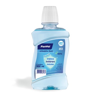 ENXAGUATÓRIO BUCAL TRIPLA AÇÃO PANVEL ORAL 300ML