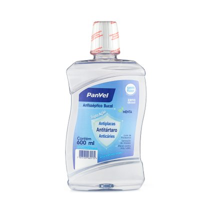ENXAGUATÓRIO BUCAL TRIPLA AÇÃO PANVEL ORAL 600ML