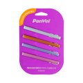 KIT PRESILHAS METAL COLORIDO 4 UNIDADES PANVEL ACESSÓRIOS COLEÇÃO URBAN MIX