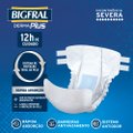 FRALDA ADULTO BIGFRAL DERMA PLUS NOTURNA ECONOMICA MÉDIA COM 16 UNIDADES