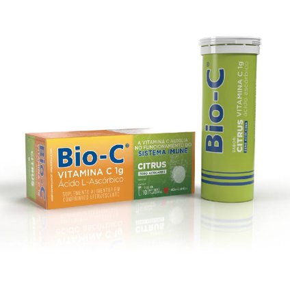 VITAMINA C BIO-C CITRUS COM 10 COMPRIMIDOS EFERVERCENTES