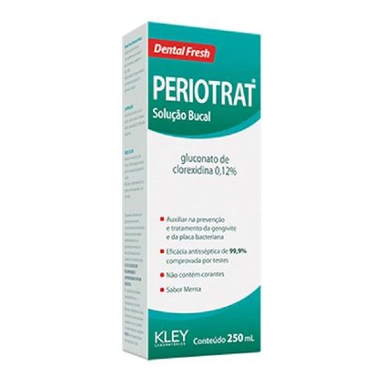 SOLUÇÃO BUCAL PERIOTRAT SABOR MENTA 250ML