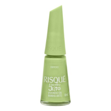 ESMALTE RISQUÉ É DO MEU JEITO COR VIVENDO DA MINHA ARTE CREMOSO 8ML