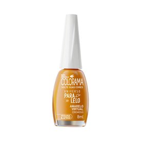 ESMALTE COLORAMA UNIVERSO PARALELO COR AMARELO VIRTUAL 8ML