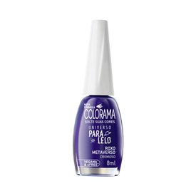ESMALTE COLORAMA UNIVERSO PARALELO COR ROXO METAVERSO 8ML