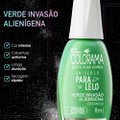 ESMALTE  COLORAMA UNIVERSO PARALELO COR VERDE INVASÃO ALIENÍGENA 8ML