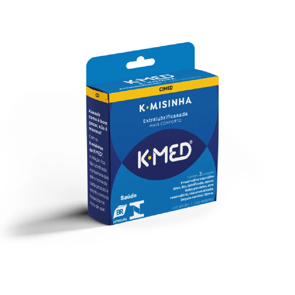 Preservativo K-med K-misinha Tradicional Com 3 Unidades
