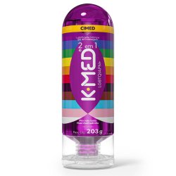 Lubrificante Íntimo K-med 2 Em 1 Lgbt+ 203g