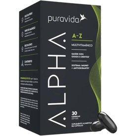SUPLEMENTO ALIMENTAR PURAVIDA ALPHA A-Z  30 CÁPSULAS
