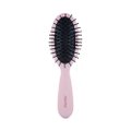 Kit Panvel Piranha De Cabelo Acrílico Média New Classic Iconic Edition Glitter Marrom + Necessarie Em Pvc Rosa Com Glitter Cosmic Make Up + Escova De Cabelo Nude Pp Oval