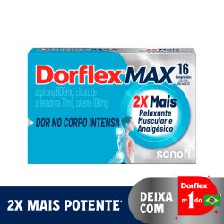 Dorflex Max Analgésico E Relaxante Muscular 16 Comprimidos