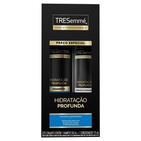 KIT TRESEMMÉ HIDRATAÇÃO PROFUNDA SHAMPOO 350ML + CONDICIONADOR 175ML