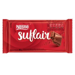 Chocolate Nestle Suflair Ao Leite Aerado Pacote 80g